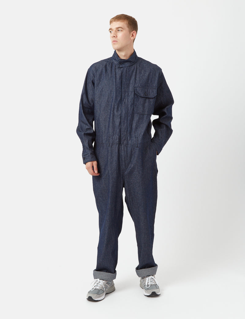 Engineered Garments Racing Suit (8oz Denim) - Indigo Blue
