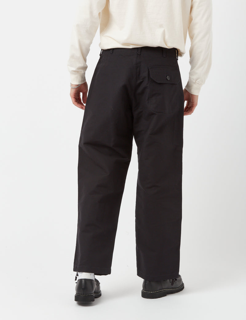 Engineered Garments Deck Pant (Relaxed) - Black