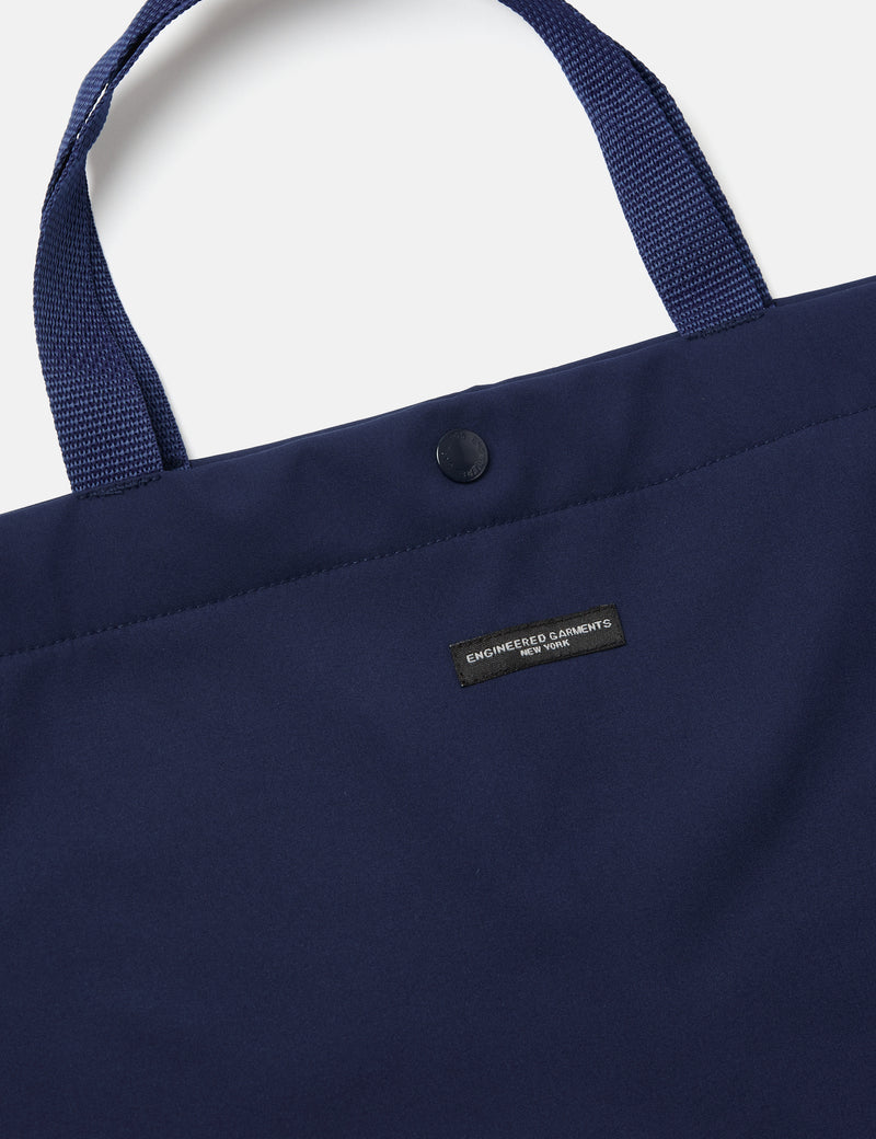 Engineered Garments Carry All Tragetasche (Fleece) – Marineblau