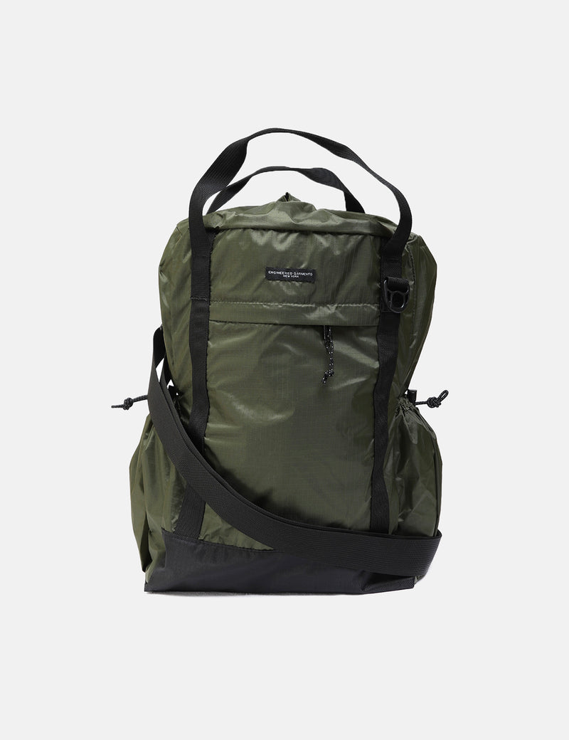 Engineered Garments UL 3 Way Bag (Nylon Ripstop) - Olive Green