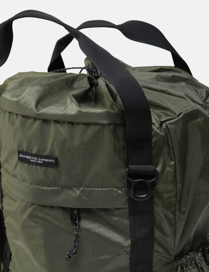 Engineered Garments UL 3 Way Bag (Nylon Ripstop) - Olive Green