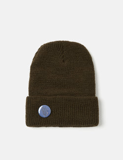 Engineered Garments Watch Cap Beanie Hat (Wool) - Olive Green