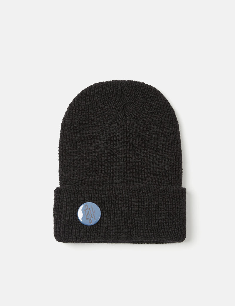 Engineered Garments Watch Cap Beanie Hat (Wool) - Black