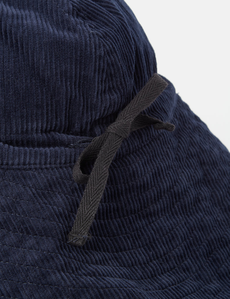 Engineered Garments Keeper Hat (8W Corduroy) - Dark Navy Blue