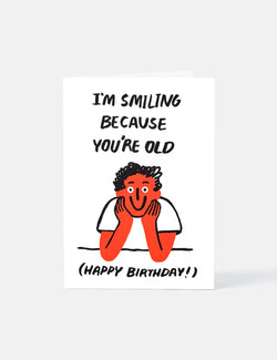 Wrap Magazine Old Card - White