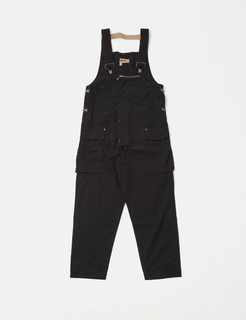 Nigel Cabourn Naval Dungaree (Relaxed) - Black