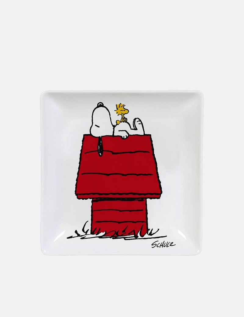 Peanuts Snoopy Home Schmucktablett (Quadrat) - Weiß