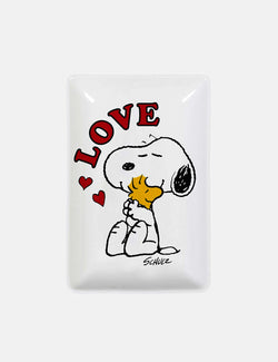 Peanuts Snoopy Love Schmucktablett (rechteckig) - Weiß