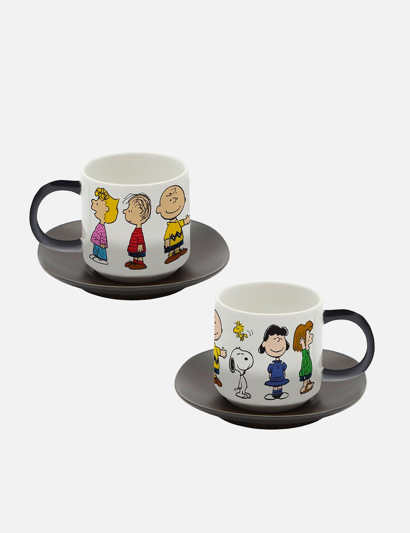 Magpie X Peanuts Gang Espresso Set - White