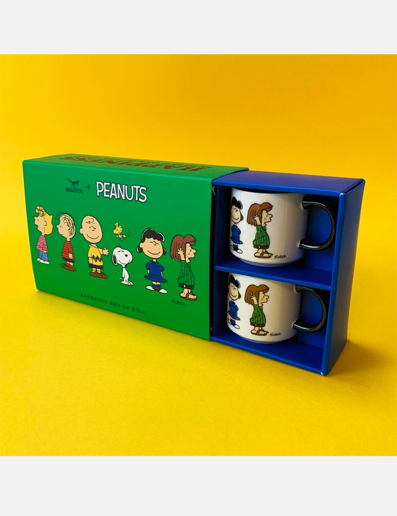 Magpie X Peanuts Gang Espresso Set - White