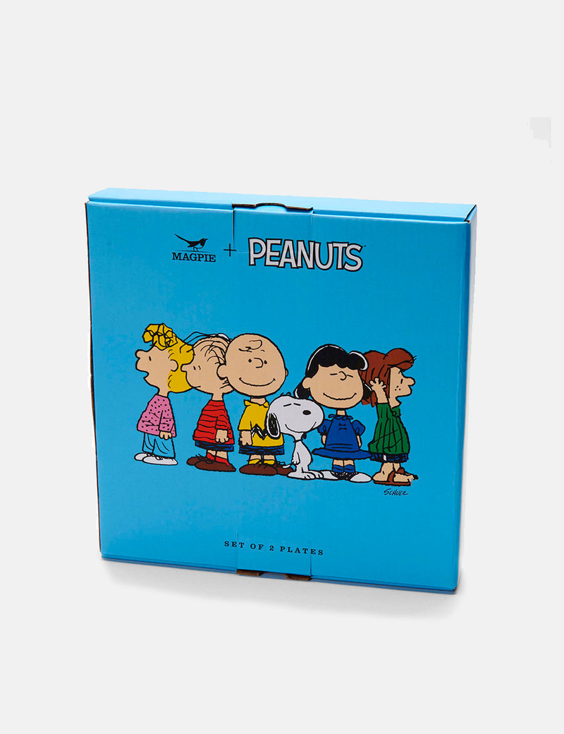 Peanuts 2 Plates - Snoopy & Gang