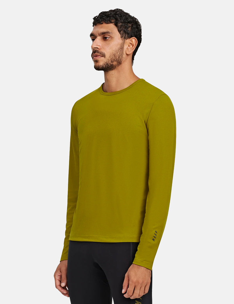 MAAP Alt_Road Tee Long Sleeve T-Shirt - Olive Green