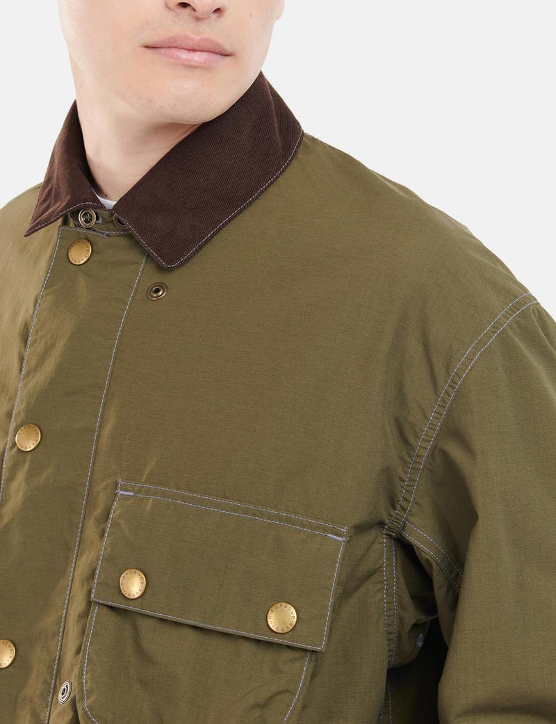 Barbour x And Wander Pivot Jacket - Olive Green I Article.