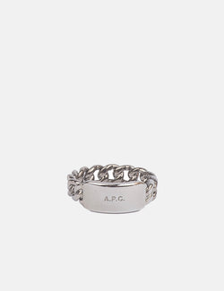 A.P.C. Darwin Ring - Silver