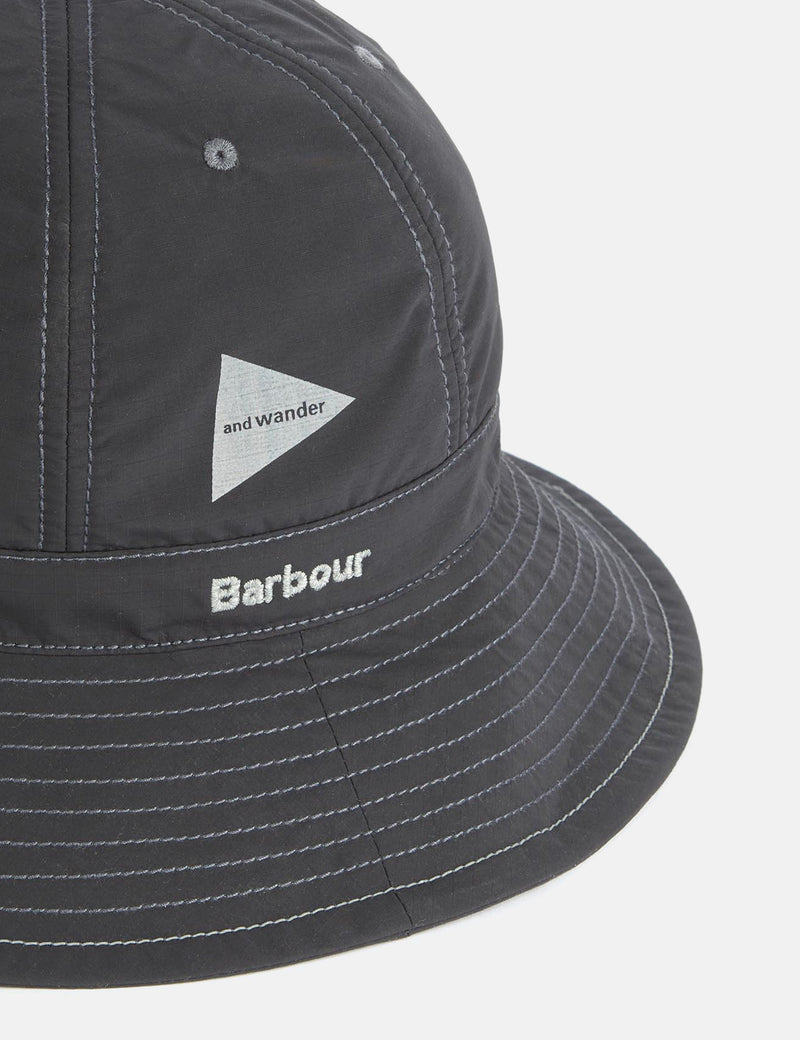 Barbour x And Wander Bucket Hat Black I Article.
