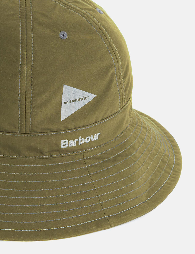 Barbour x And Wander Bucket Hat - Khaki