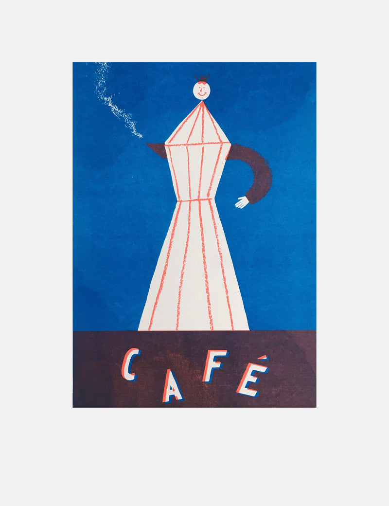 Affiche Max Machen A4 - Café