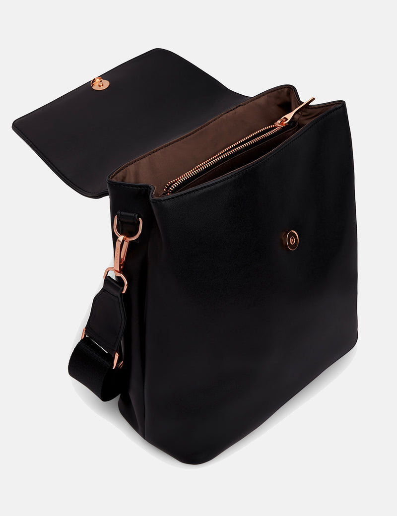 Matt & Nat Annex Backpack (Vegan Leather) - Black