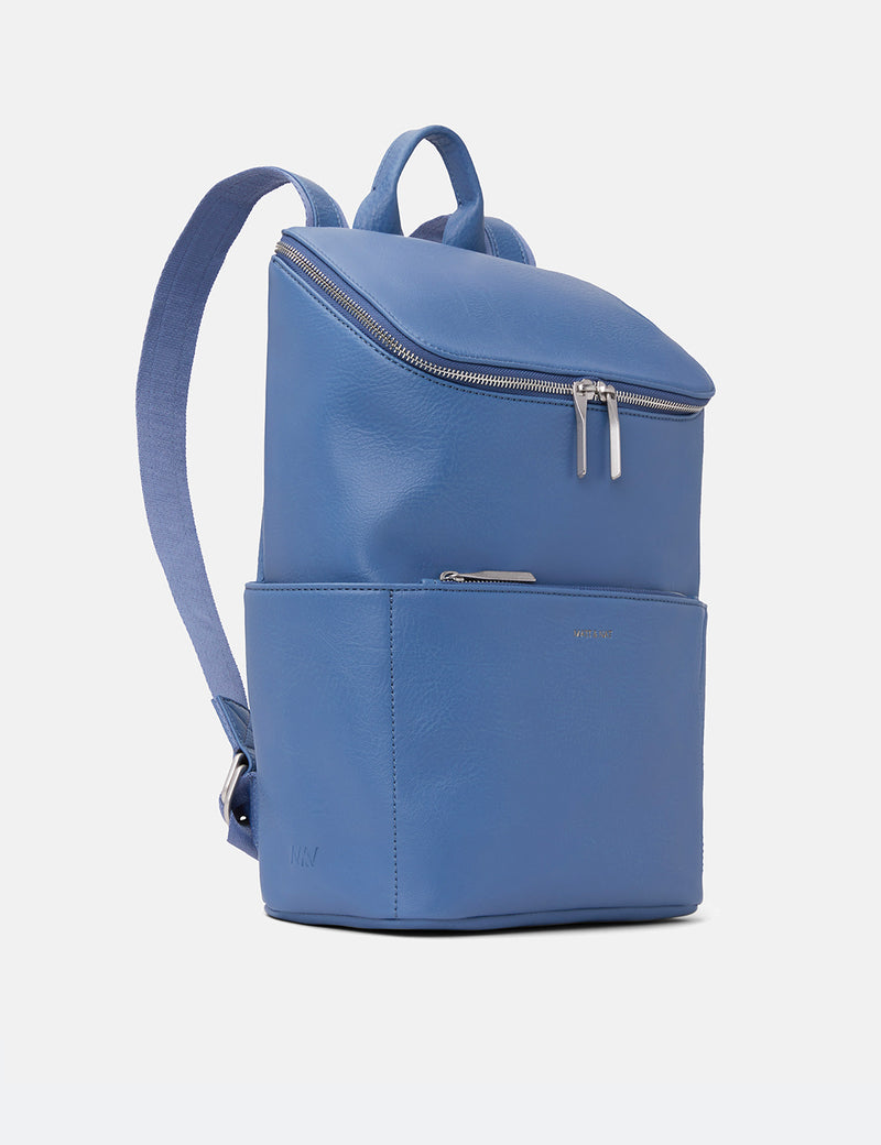 Matt & Nat Brave Backpack (Vegan Leather) - Lake Blue