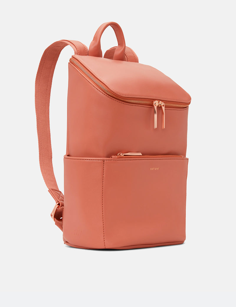 Matt & Nat Brave Backpack (Vegan Leather) - Ombre Peach