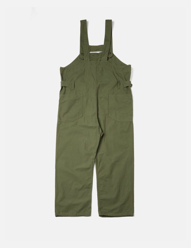 Engineered Garments Ripstop Overalls (Relaxed) - Olive Green