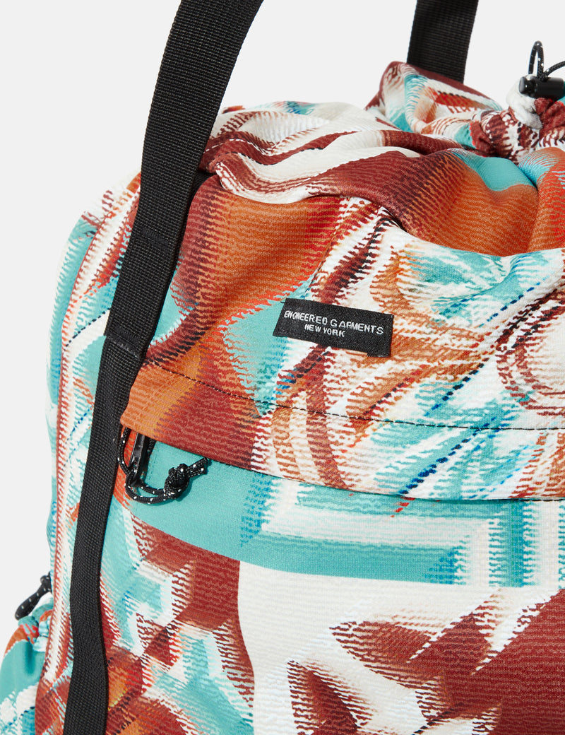 Engineered Garments UL 3 Way Bag (Islamic Tile Print) - Blue