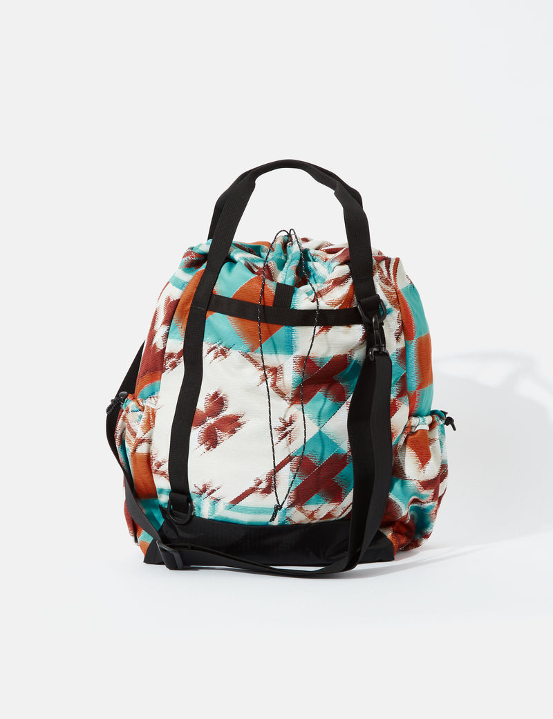 Engineered Garments UL 3 Way Bag (Islamic Tile Print) - Blue