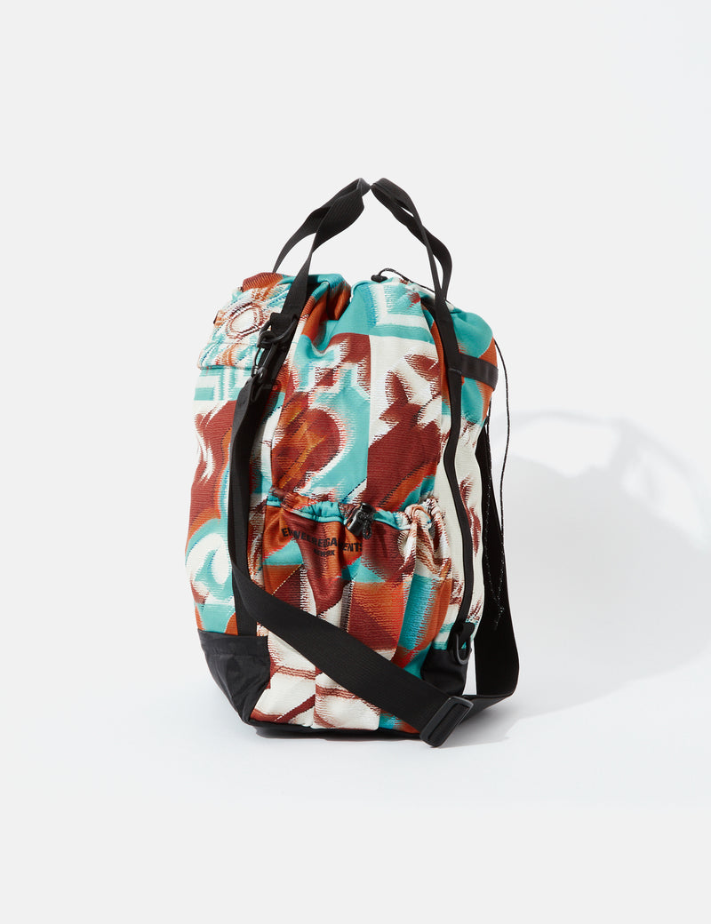 Engineered Garments UL 3 Way Bag (Islamic Tile Print) - Blue