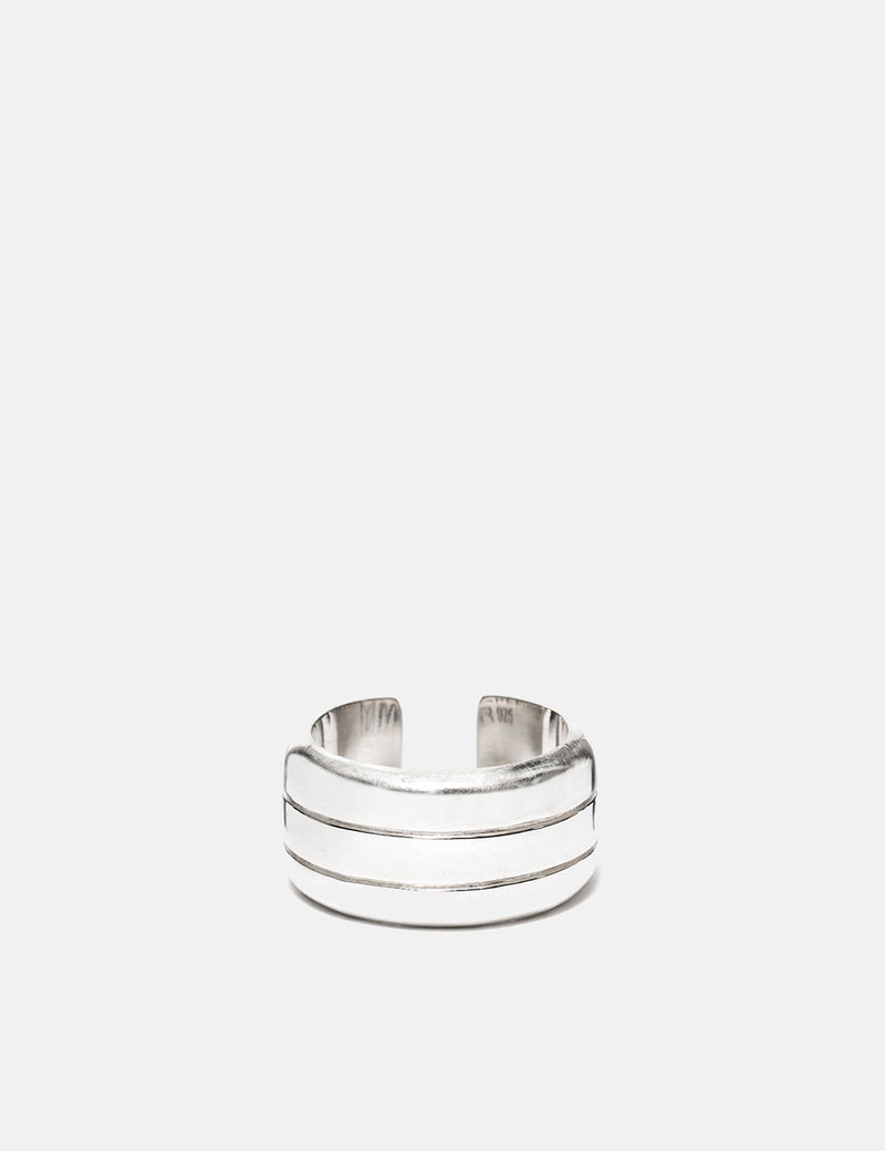 Maple Line Ring - Silber 925