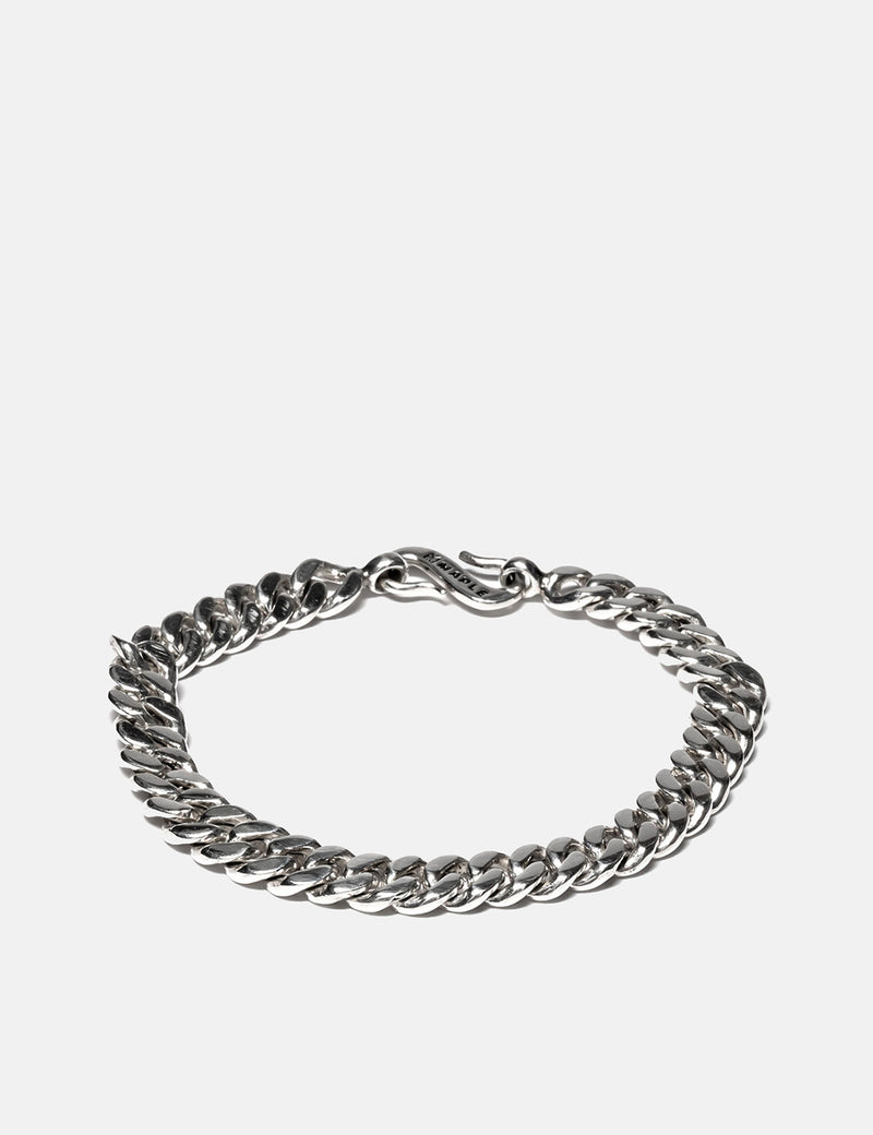 Maple Cuban Link Bracelet - Silver 925