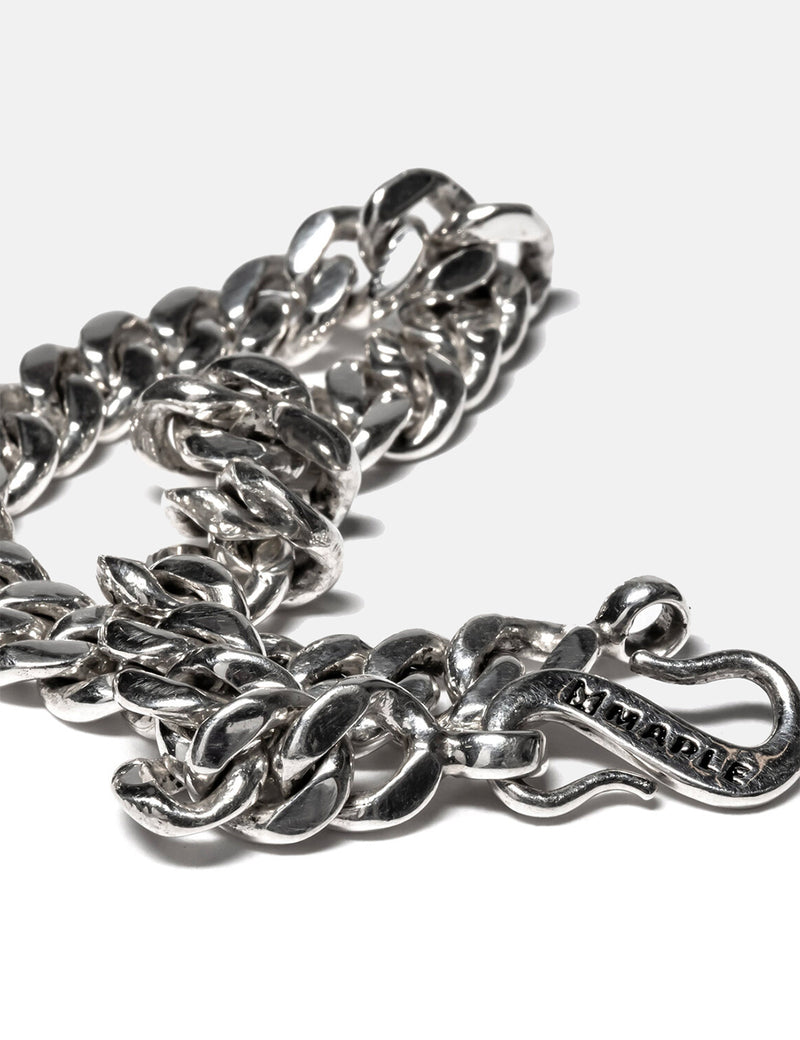 Maple Cuban Link Bracelet - Silver 925