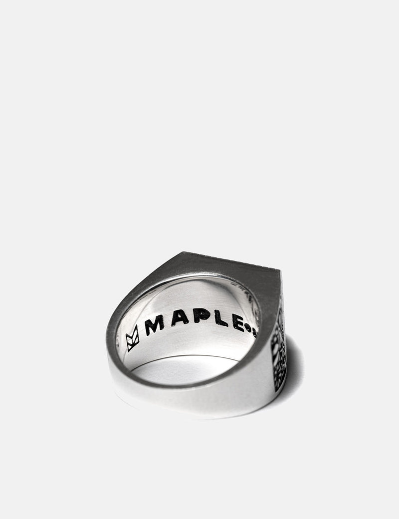Maple Buick Ring - Silver 925/Labradorite
