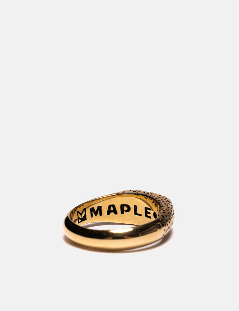Bague Pépite Maple - Plaqué Or 14K