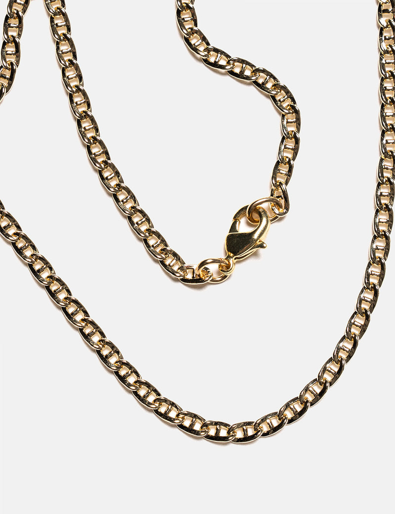 Maple Bordsteinkette (Halskette) - 14 Karat Gold gefüllt