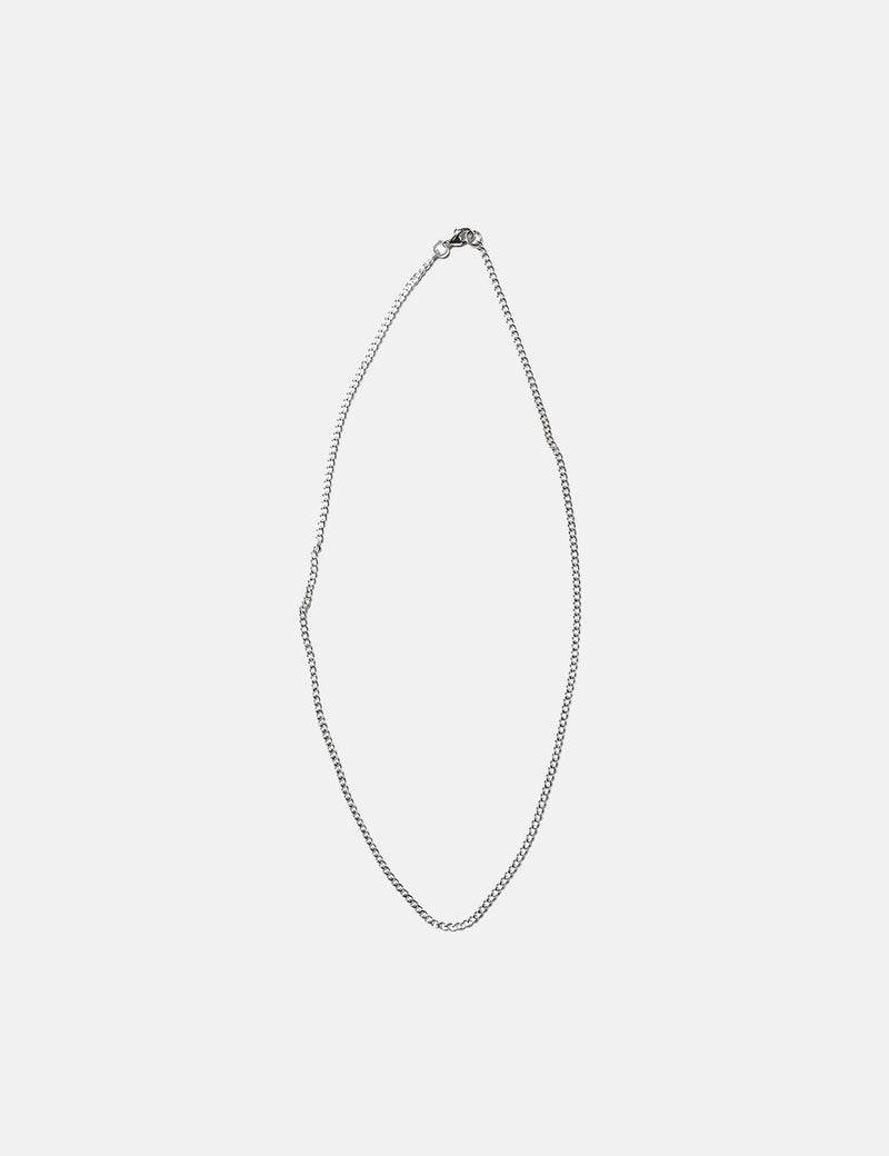Maple Bar Curb Chain (Necklace) - Silver 925
