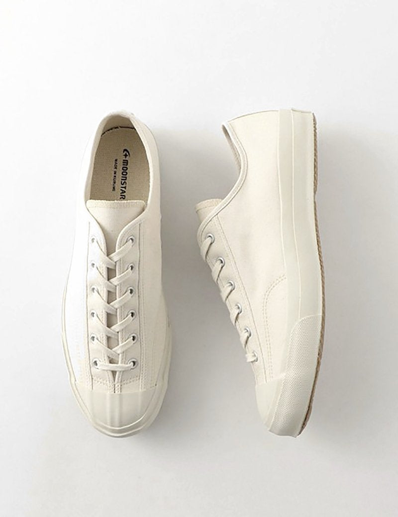 Moonstar Gym Classic Low Trainers (Canvas) - Off White