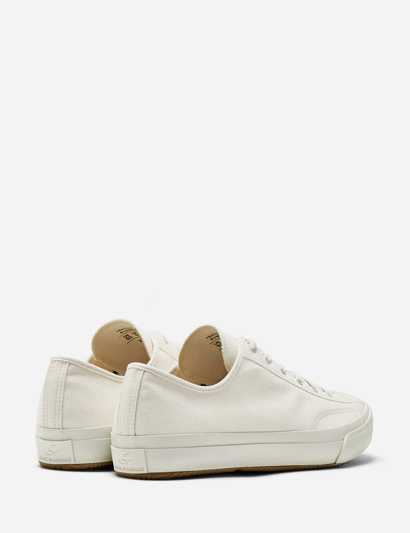 Moonstar Gym Classic Low Trainers (Canvas) - Off White