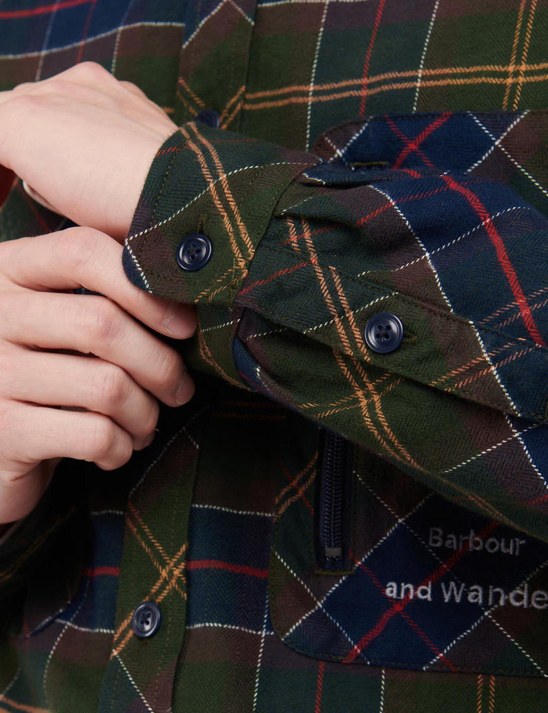 Barbour x And Wander Tartan Shirt - Classic Tartan