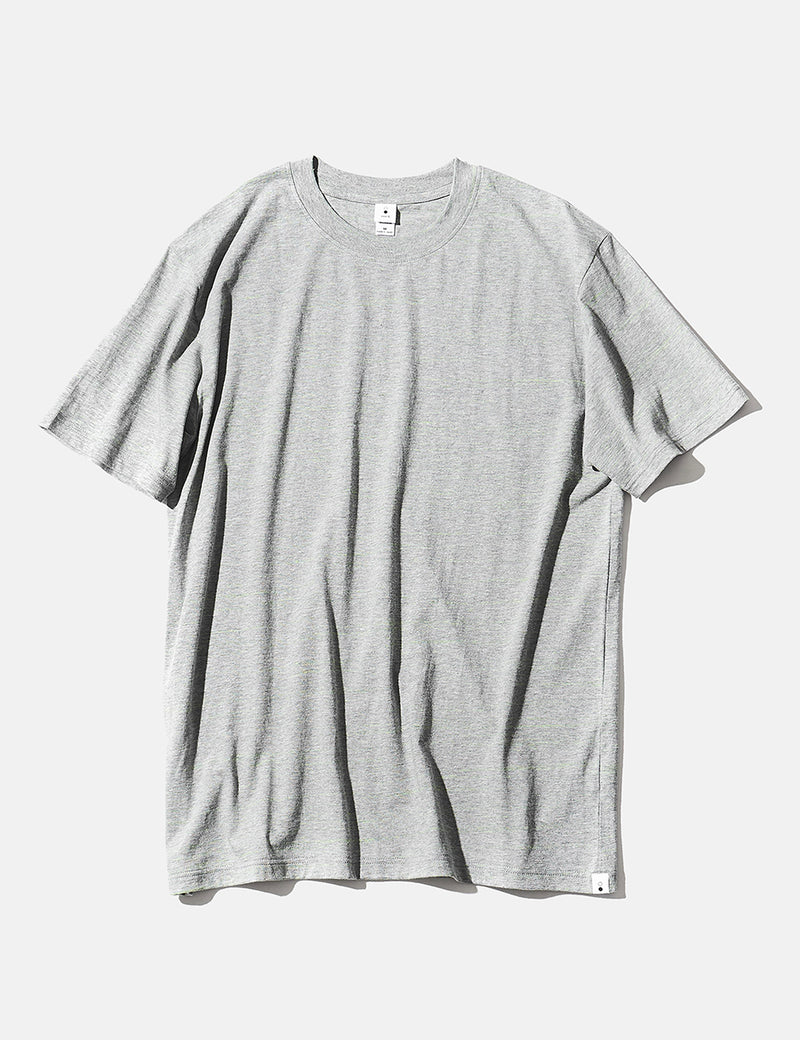 mocT Neon Script T-Shirt - Grey/Neon Green