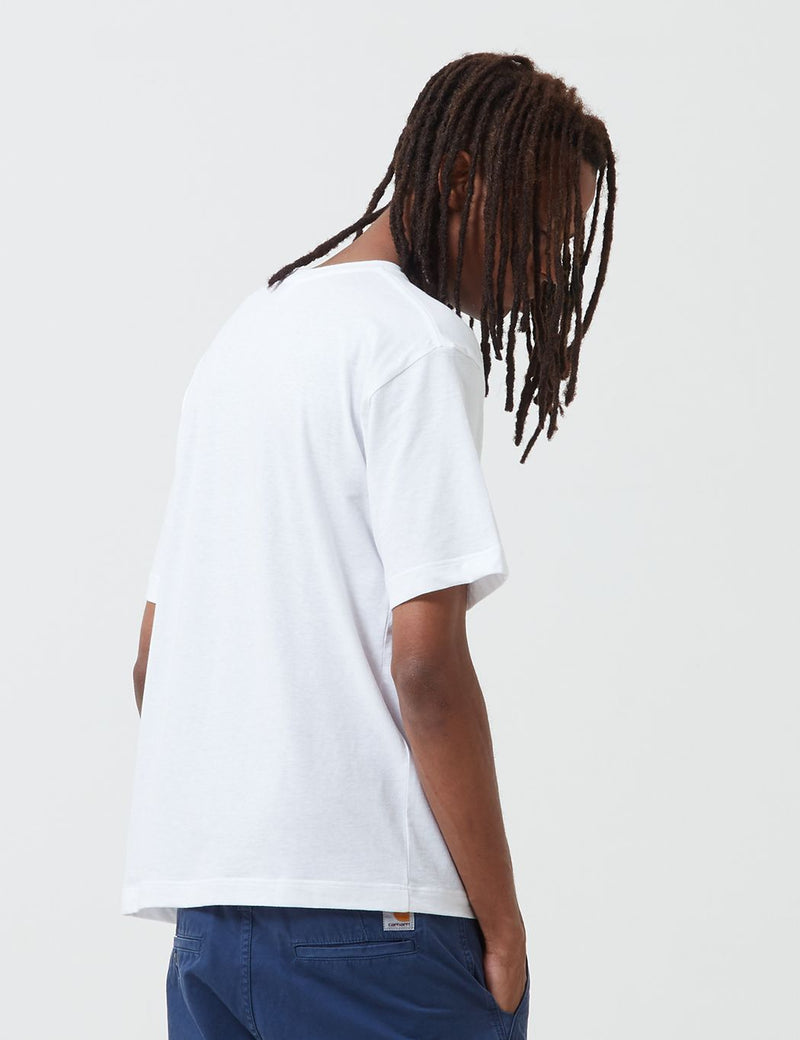 T-Shirt à Poche mocT - Blanc
