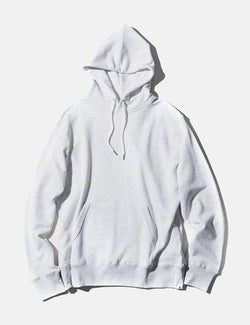 mocT Loopwheel Neon Script Hoodie - Grey/Neon Yellow