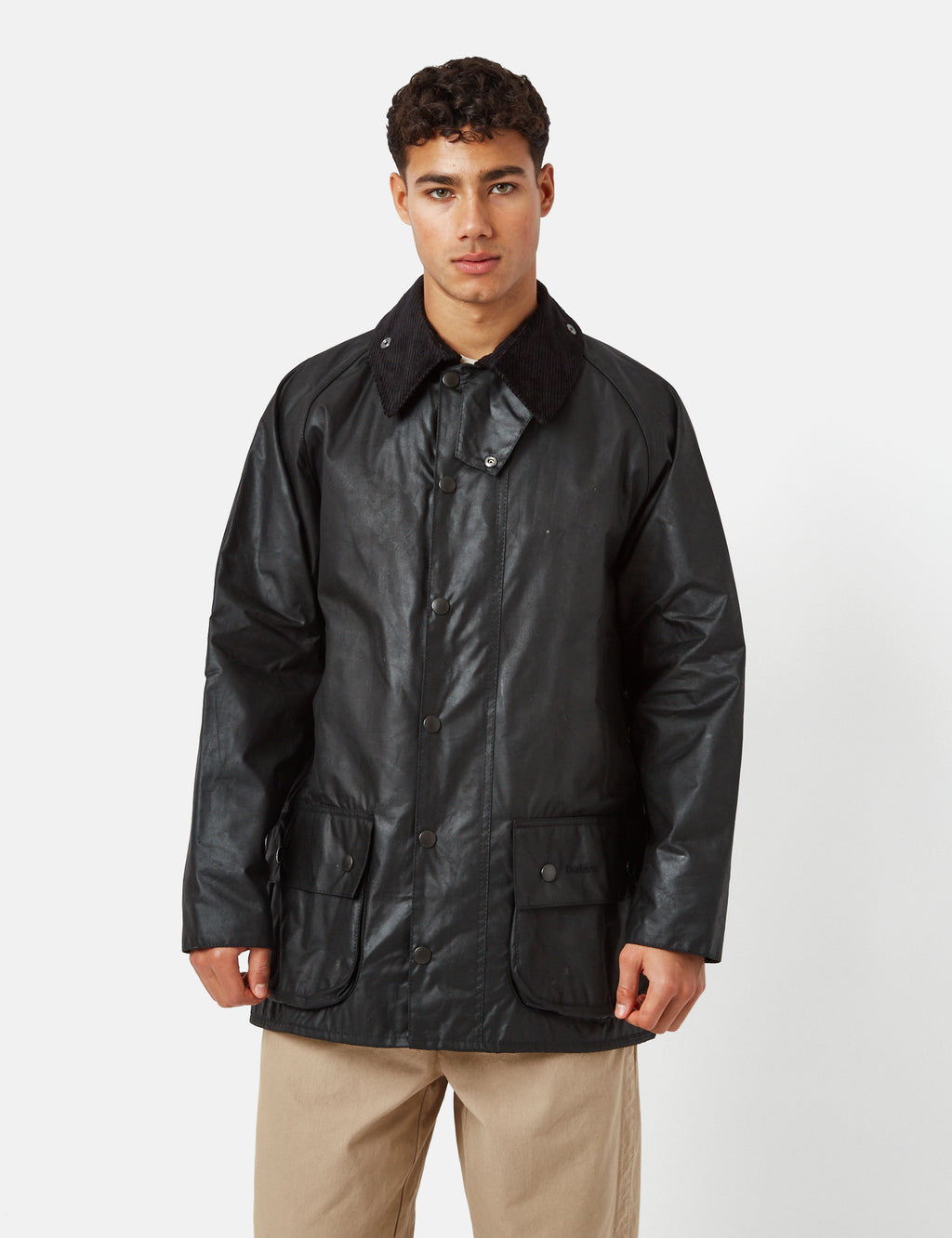 Barbour BEAUFORT WAX JACKET 40(L) イギリス製 Barbour Beaufort Wax Jacket - Black I Article.