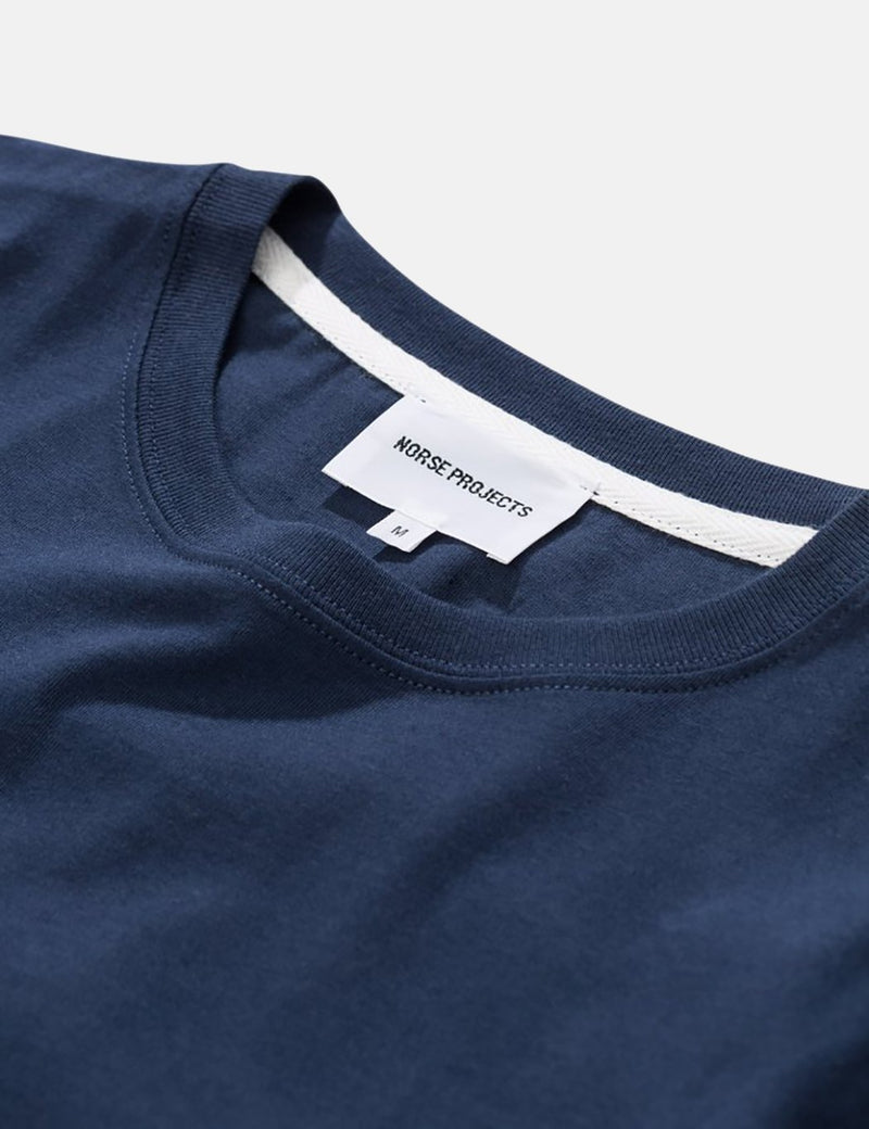 Norse Projects Niels Standard T-Shirt (Organic Cotton) - Navy Blue