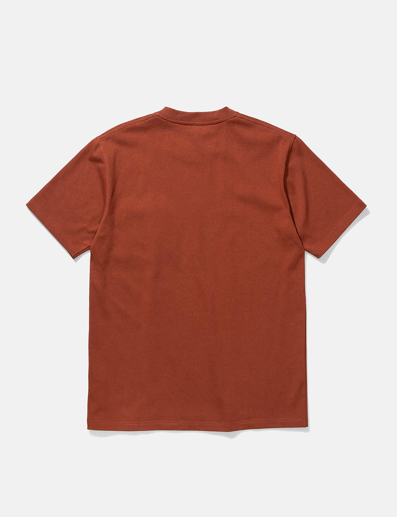Norse Projects Johannes Pocket T-Shirt - Madder Brown