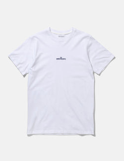 T-Shirt à Logo Wave Norse Projects Niels Norse Projects - Blanc