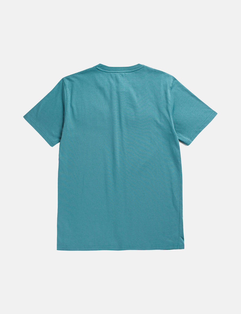 Norse Projects Niels Standard Logo T-Shirt - Sea Blue