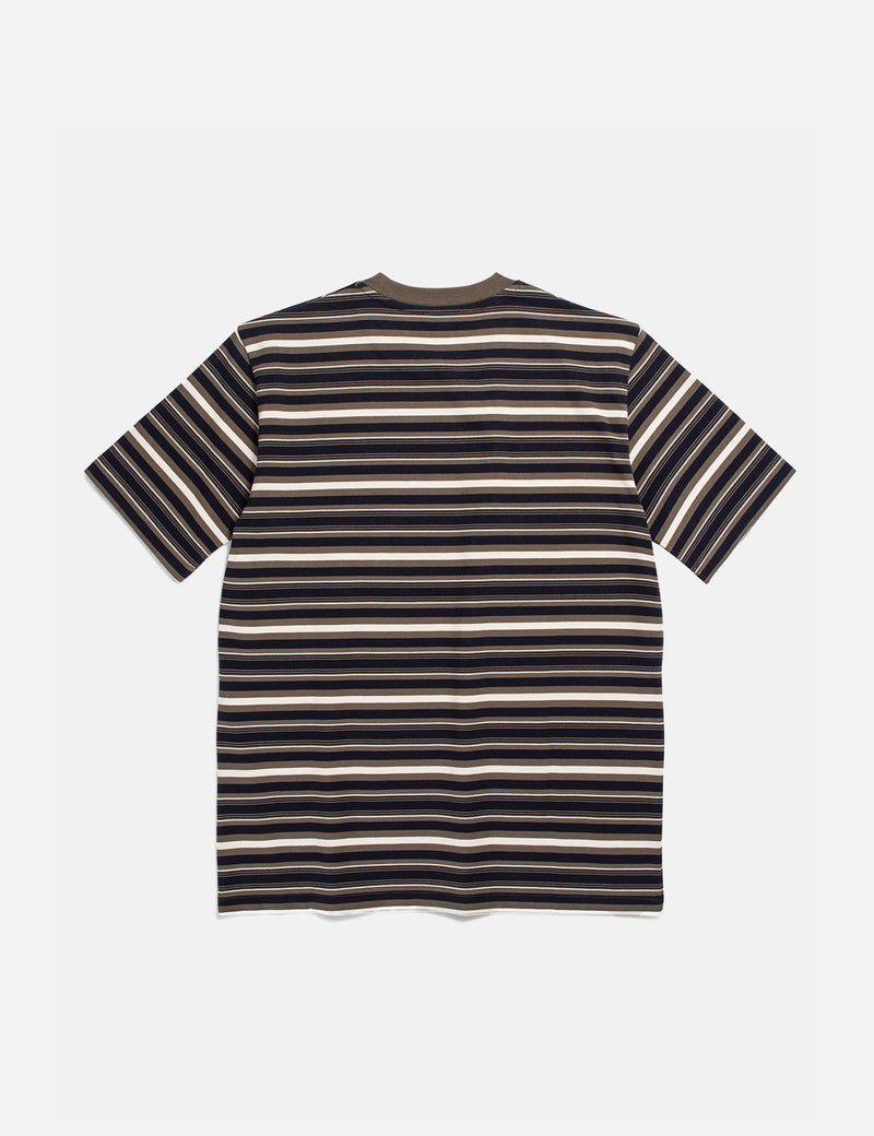 Norse Projects Johannes Multistripe T-Shirt - Ivy Green