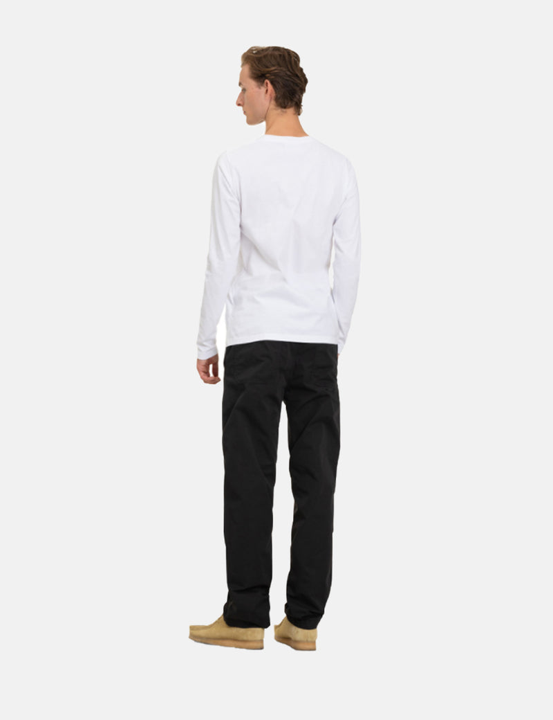 Norse Projects Niels Long Sleeve T-Shirt (Organic Cotton) - White