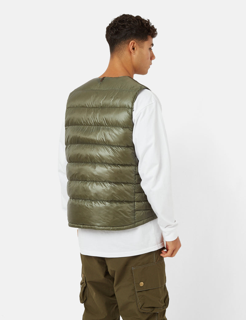 Nanga Inner Down Vest - Khaki I Article.