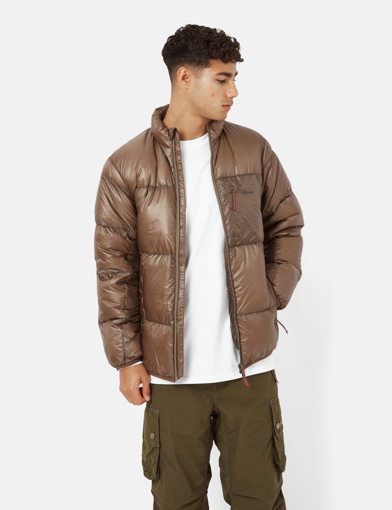 Nanga Mountain Lodge Down Jacket - Mocha Brown